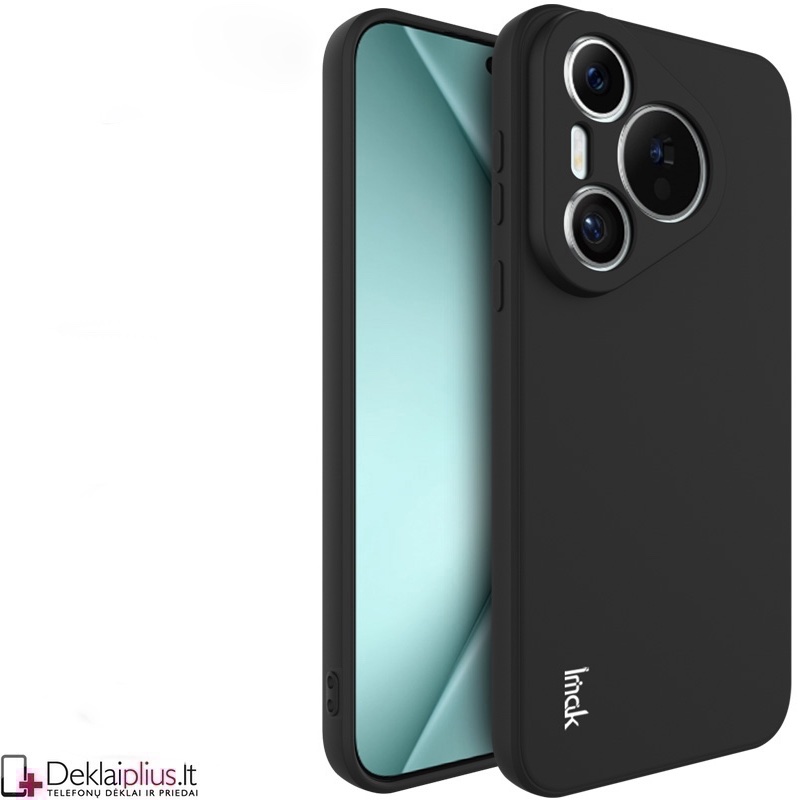 Imak silikoninis juodas dėklas - su kameros apsauga (Huawei Pura 70) Imak silikoninis juodas dėklas - su kameros apsauga (Huawei Pura 70)